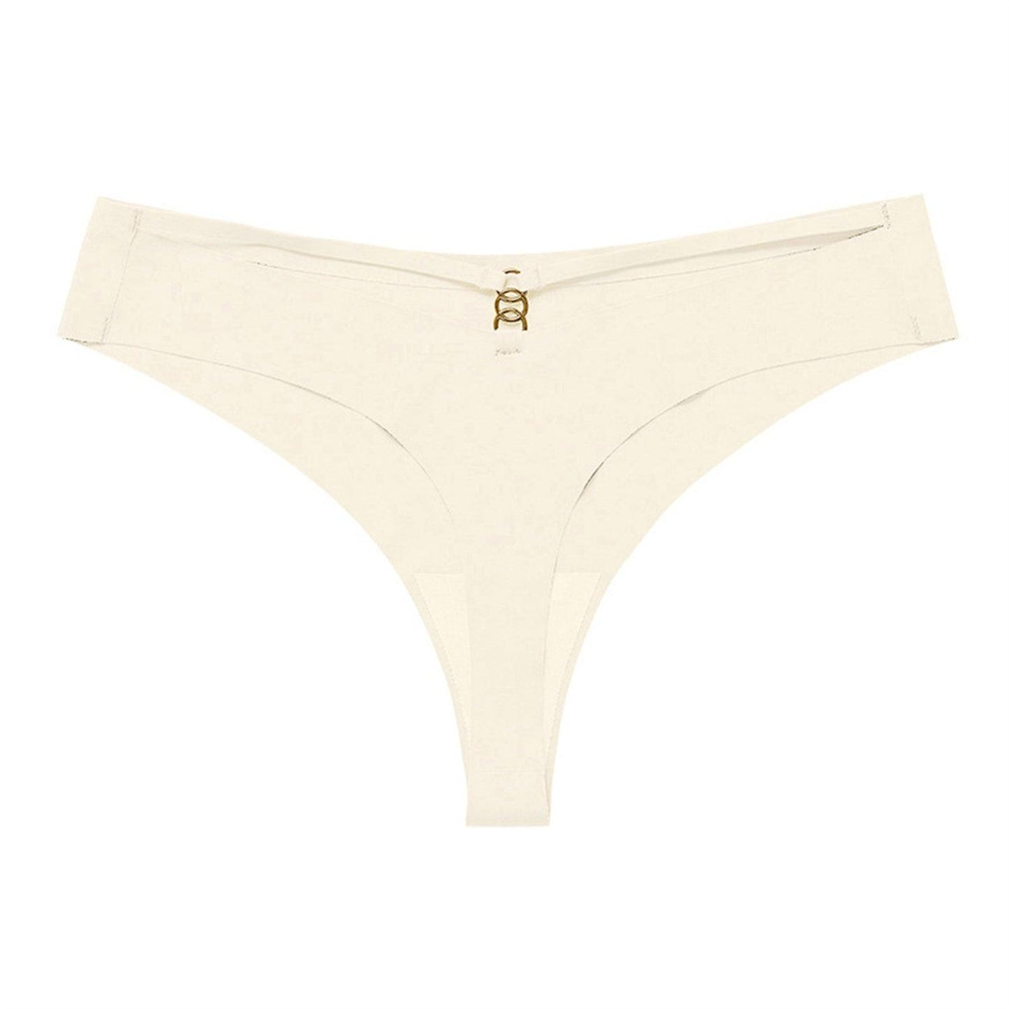 Panties Set Women Seamless Panties Sexy Low-Waist G-String Thong Ice Silk Underwear Hollow Out T-Back Solid Bandage Female Lingerie - MANDOTOS