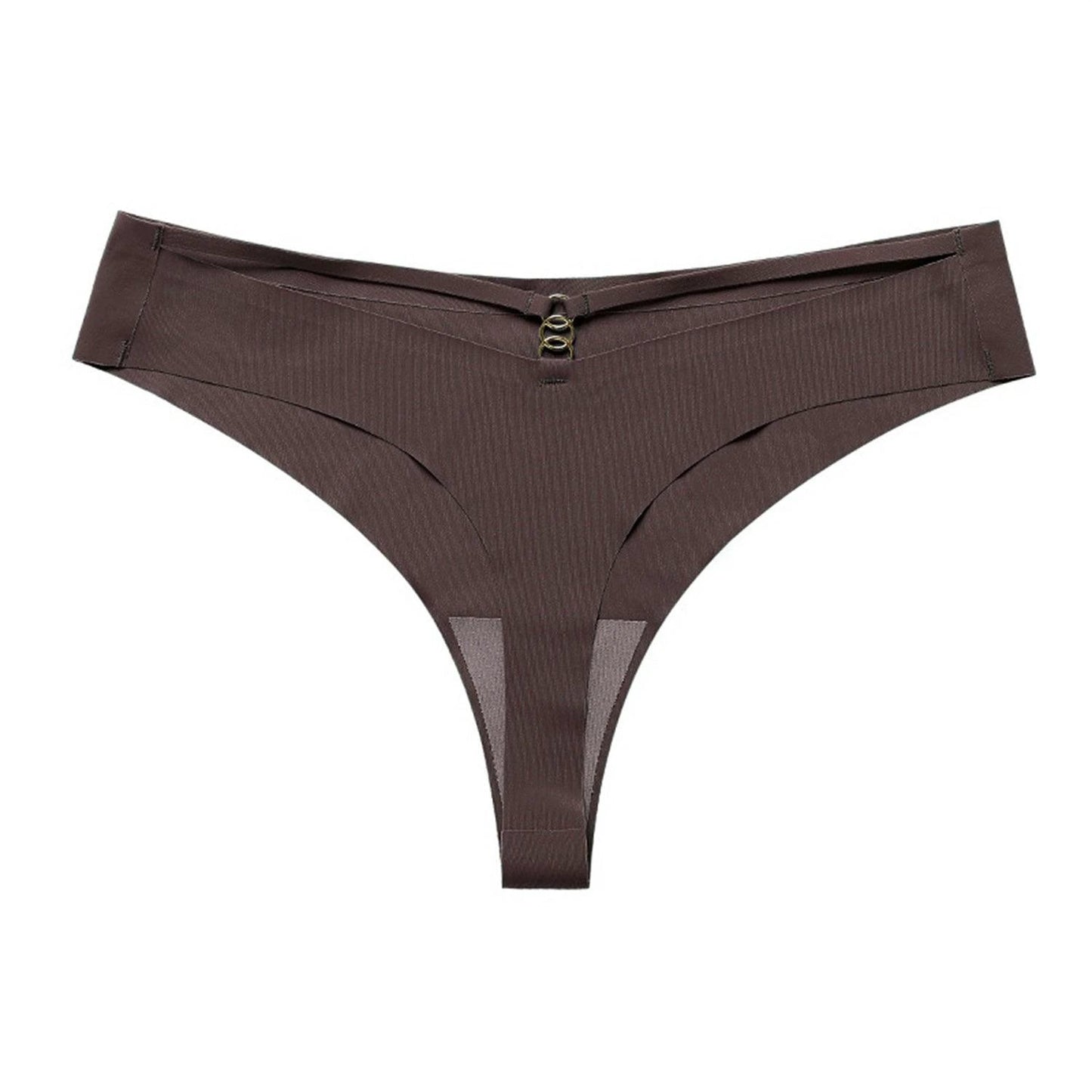 Ice Silk G-String Thong Set for Women | Seamless Low-Waist with Hollow Out T-Back Design | Confidently Sexy Lingerie - MANDOTOS