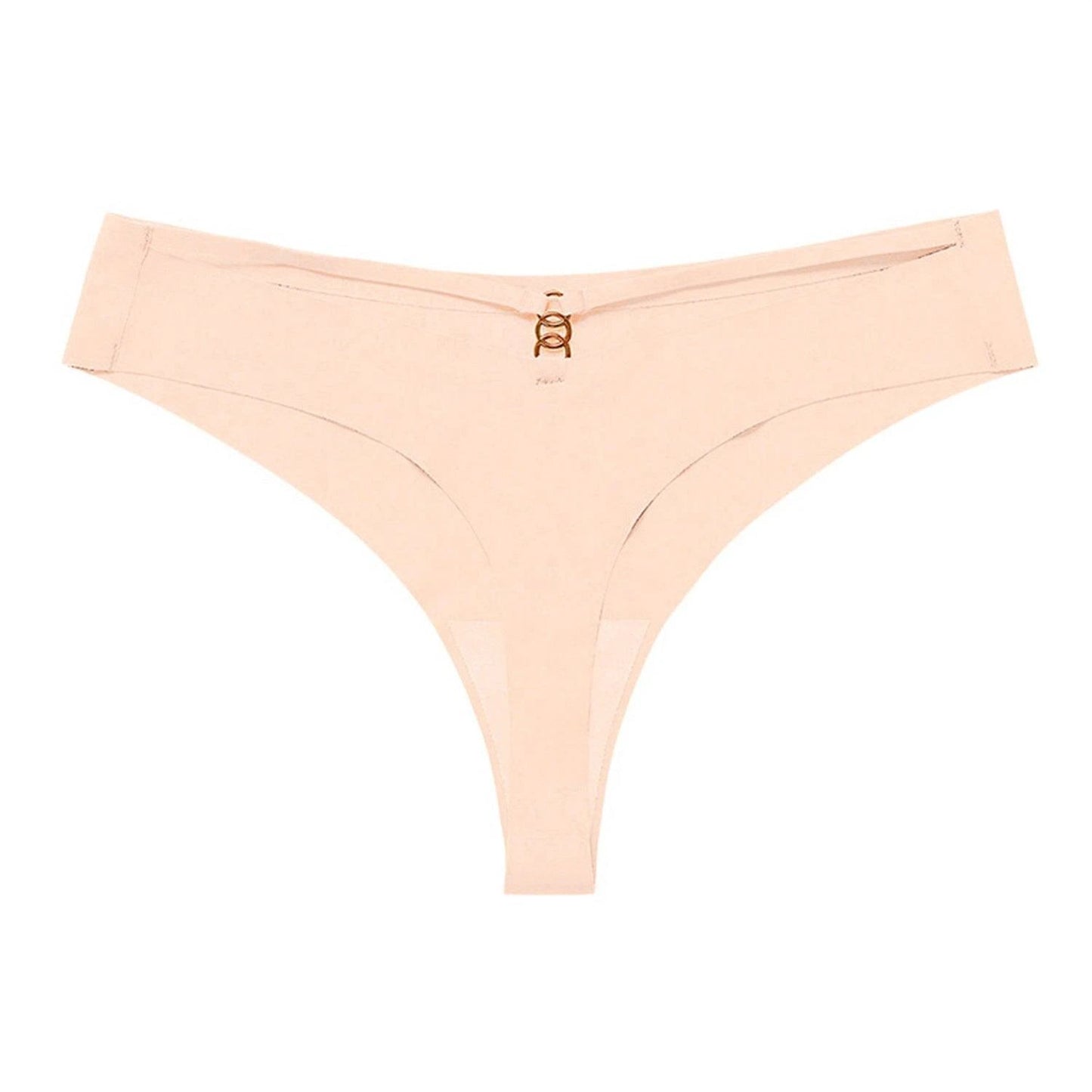 Ice Silk G-String Thong Set for Women | Seamless Low-Waist with Hollow Out T-Back Design | Confidently Sexy Lingerie - MANDOTOS