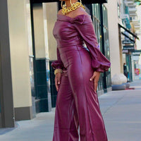 Personality Fashion Leather Suit Women - MANDOTOS