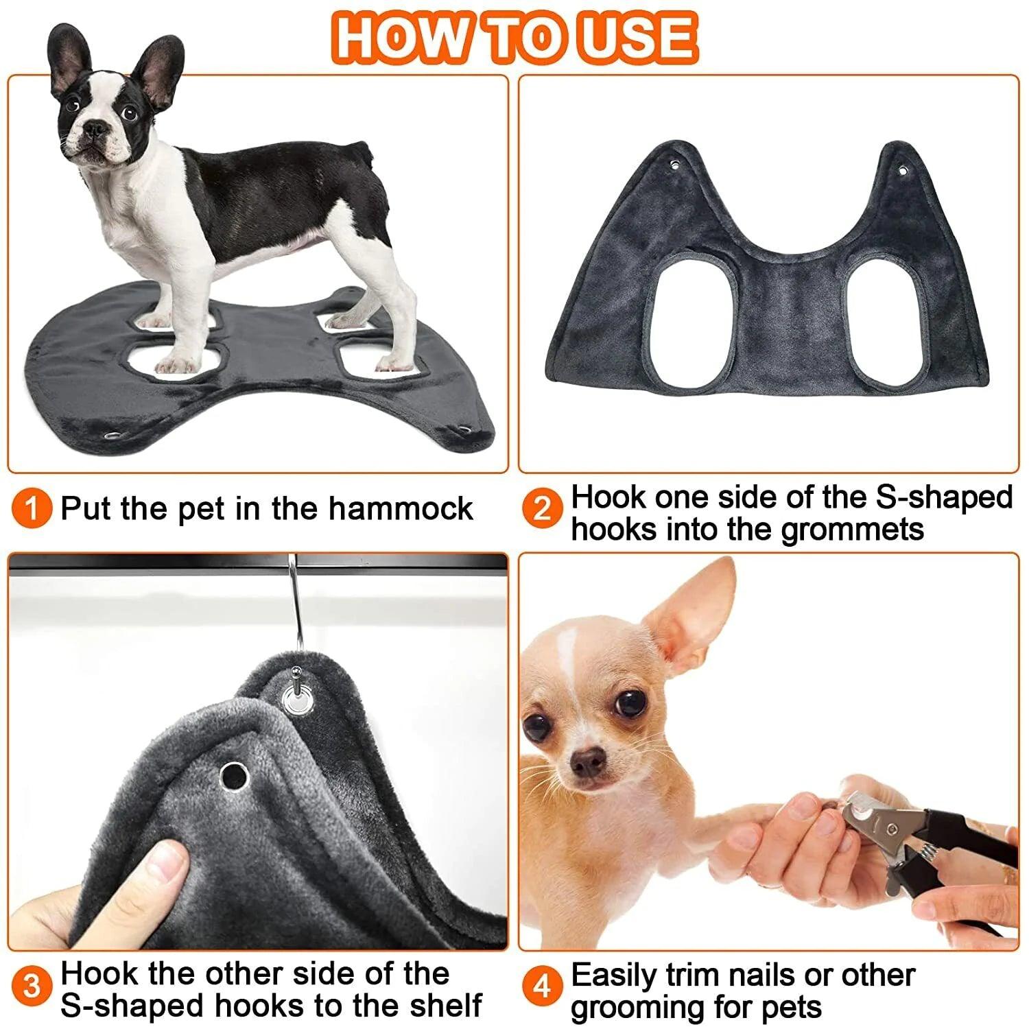 Pet Companion Grooming Hammock - MANDOTOS