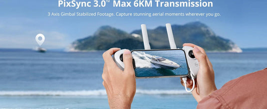 Potensic C0 Mini Drone 3 Axis Gimbal 6KM GPS 4K Professional Camera Drones Brushless RC Toy Quadcopter for Travel Gifts ATOM - MANDOTOS