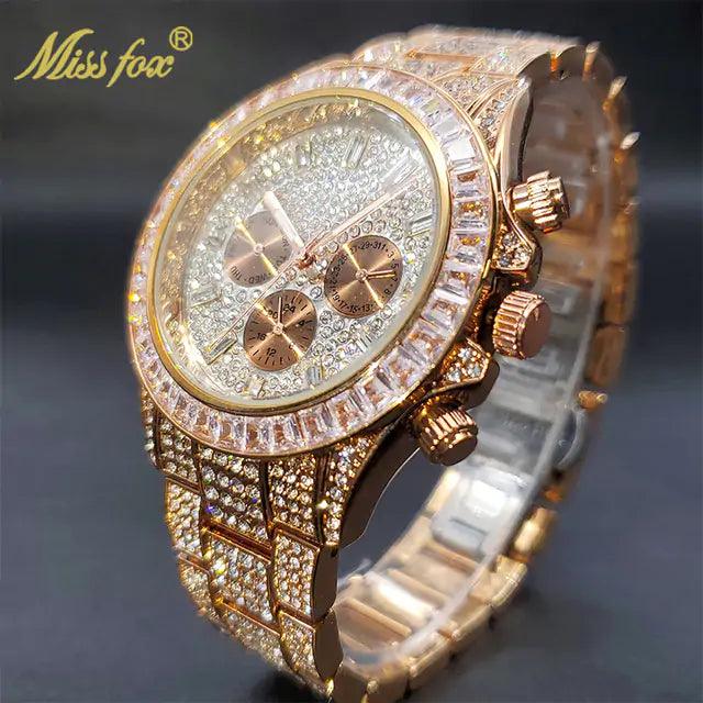 Gold Luxe Men's Waterproof Watch - MANDOTOS