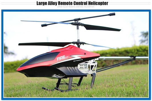 Rc Helicopter With Remote Control Extra Durable Big Plane Toy For Kids Drone Model Outdoor 3.5CH 80cm Aircraft Large Helicoptero - MANDOTOS