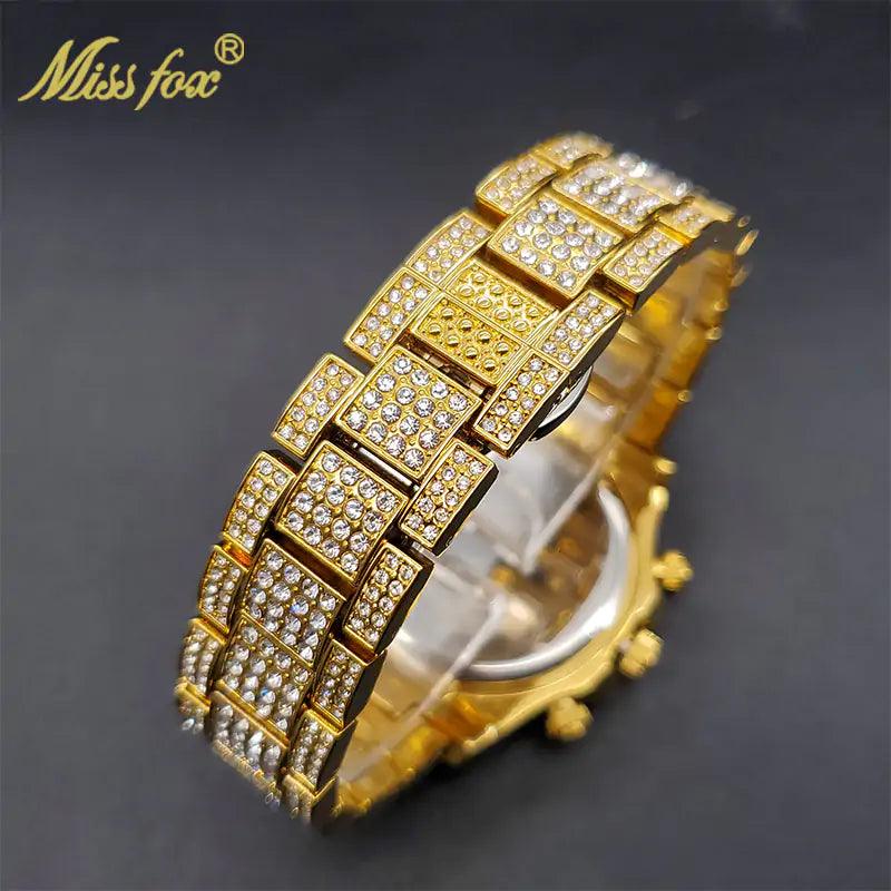 Gold Luxe Men's Waterproof Watch - MANDOTOS