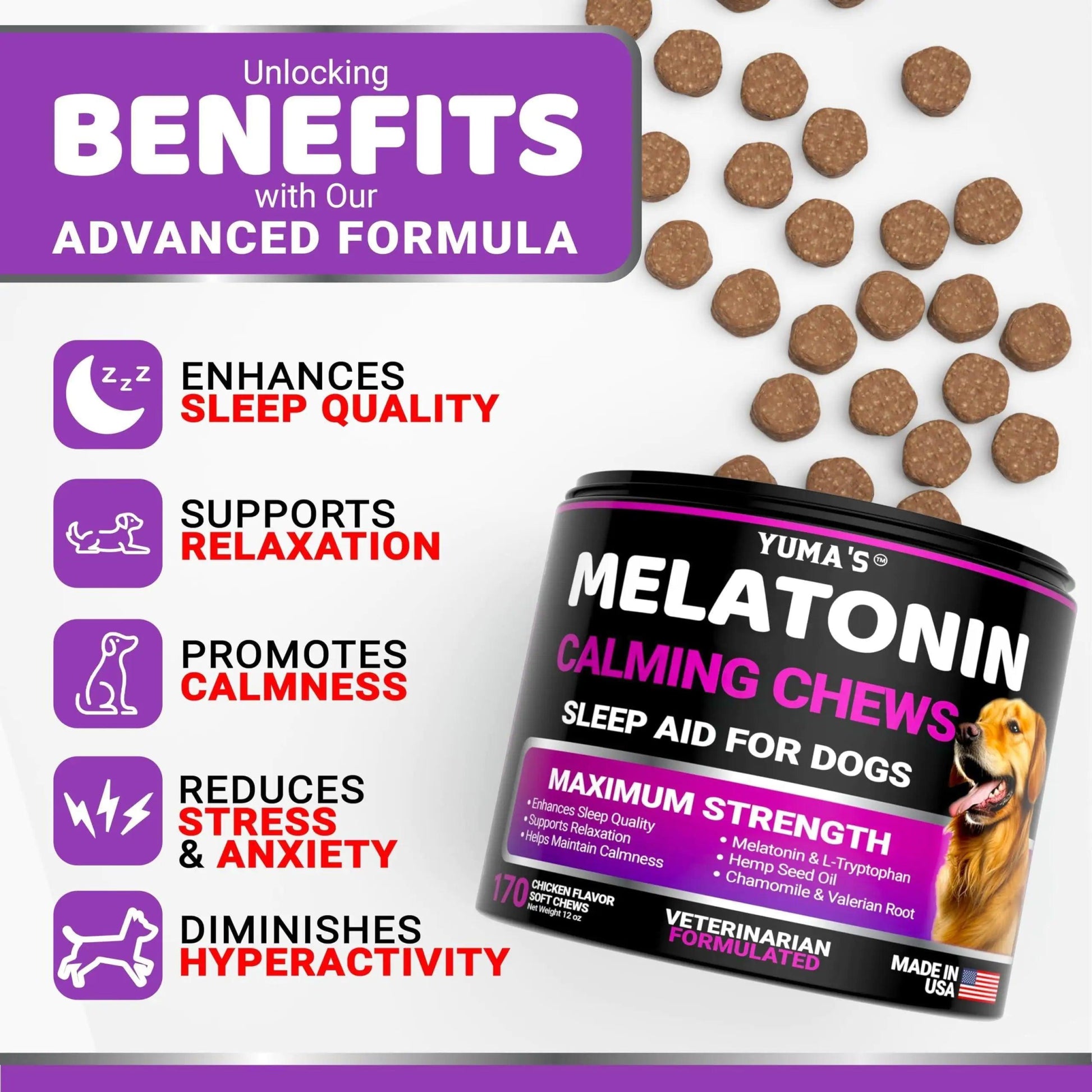 Serenity Now Dog Calming Chews - MANDOTOS
