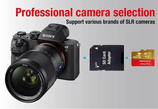 Original Flash Card 512GB Memory Card Large Capacity Micro TF Card 128GB 256GB High Speed SD Cards for PC/Phone/Camera/Mac - MANDOTOS