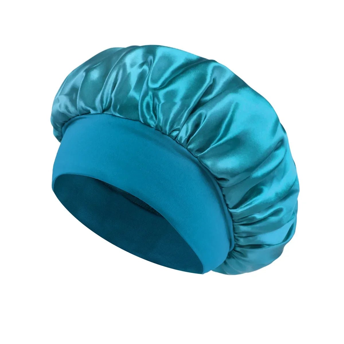 Silk Wide-brimmed Bonnet for Sleeping Hair Care - Women Satin - MANDOTOS INTERNATIONAL