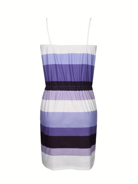 Sleeveless Dress for Women Clothing 2024 Summer Vacation Pullover Beach Sundress Female Korean Fashion Slim Sexy Short Dresse M - MANDOTOS