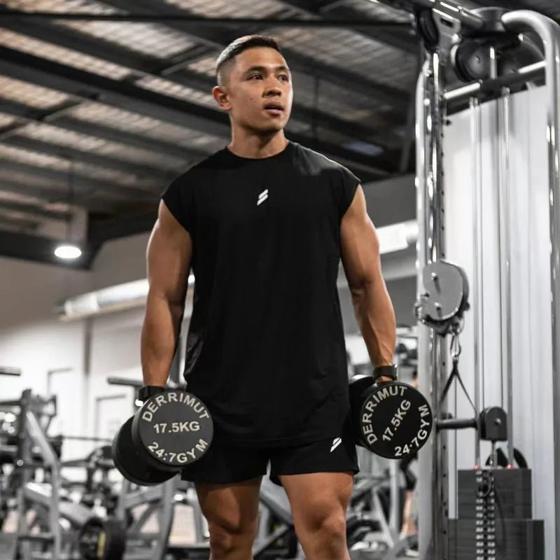 Men's Quick-Drying Sleeveless Fitness Shirt | Summer Mesh Basketball Tank Top - MANDOTOS INTERNATIONAL