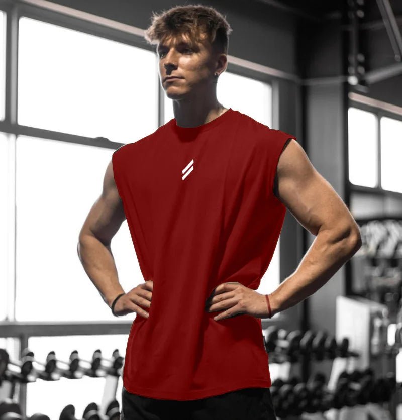 Men's Quick-Drying Sleeveless Fitness Shirt | Summer Mesh Basketball Tank Top - MANDOTOS INTERNATIONAL