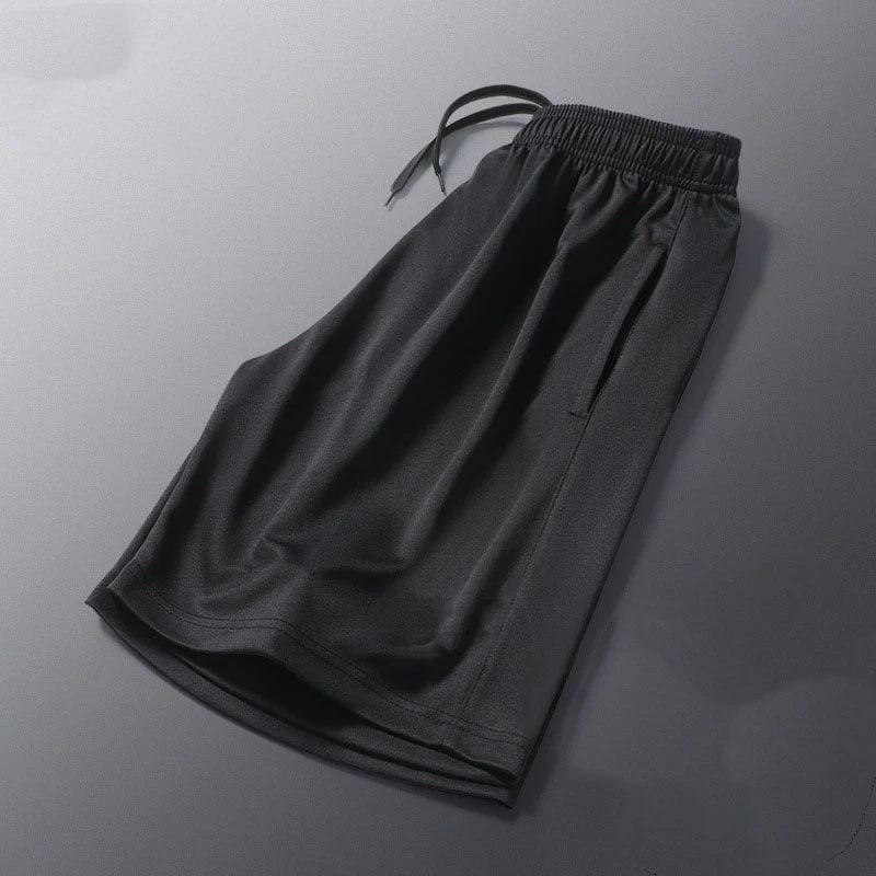SONECHOKI Running Shorts Men Striped Printing Loose Basketball Sport Gym Breathable Shorts Fitness Training Workout Bottom Male - MANDOTOS