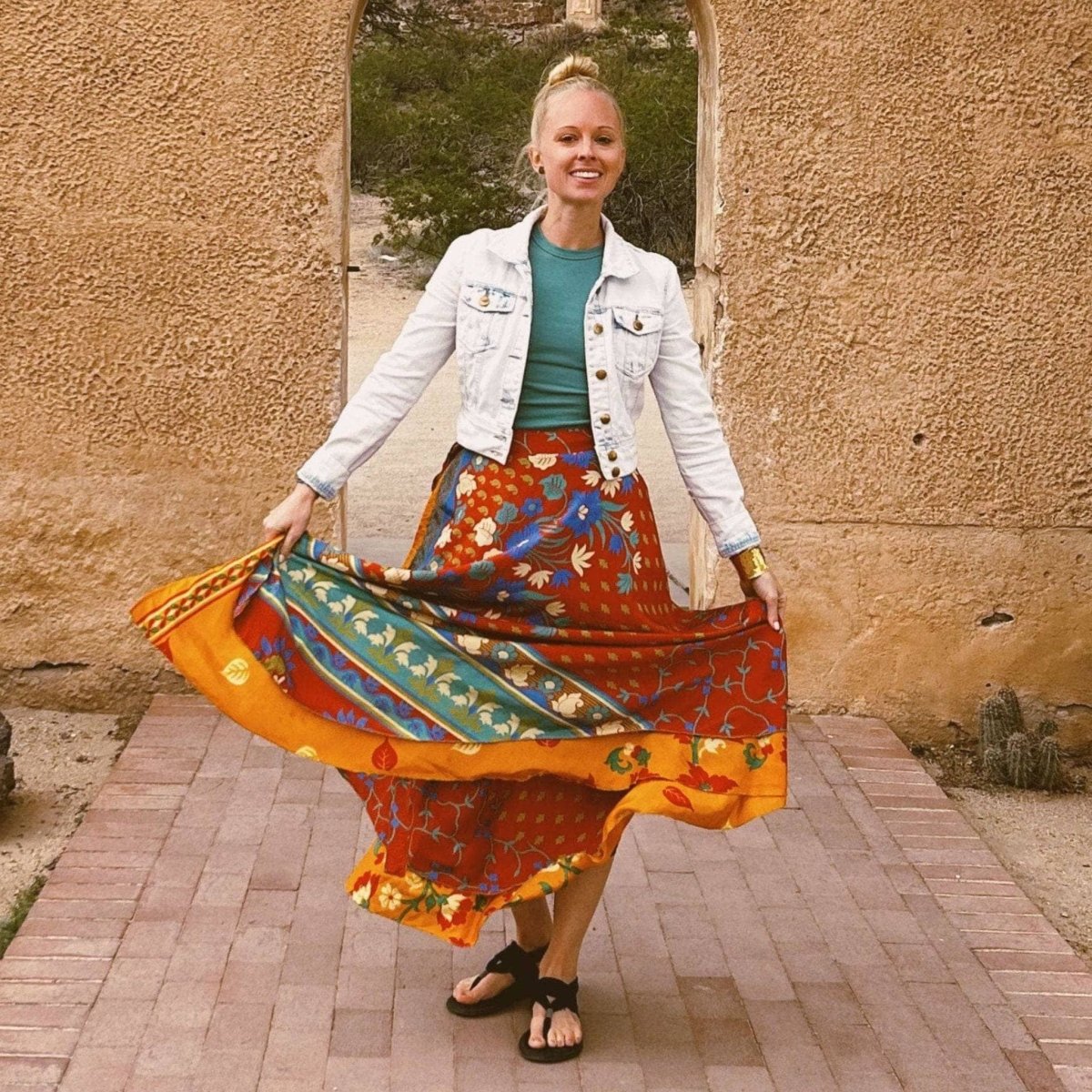 The Original Sari Wrap Skirt - MANDOTOS INTERNATIONALClothing and Accessories