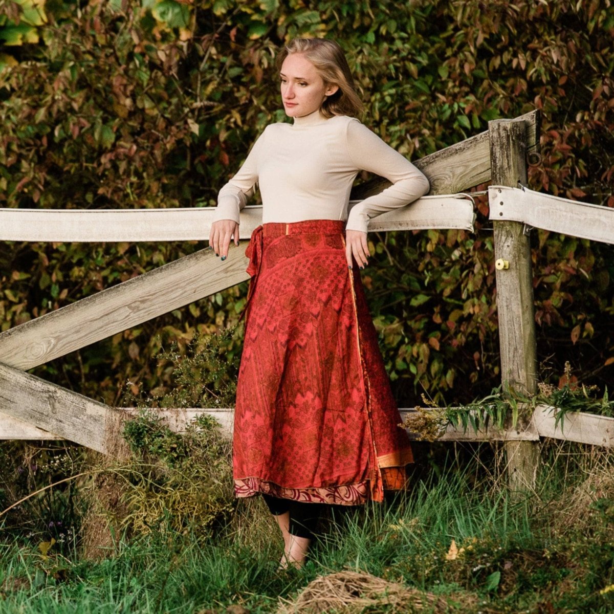 The Original Sari Wrap Skirt - MANDOTOS INTERNATIONALClothing and Accessories