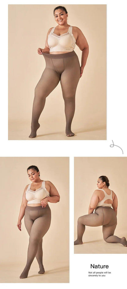 Winter Warmth High Waist Thermal Tights - Sexy & Slim Fit! - MANDOTOS