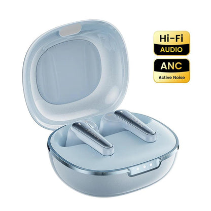 Toocki ANC Bluetooth Earphone 5.4 Dual Noise Cancellation Waterproof Wireless Headphone 3D Stereo In-ear ENC Earbuds With Mic - MANDOTOS