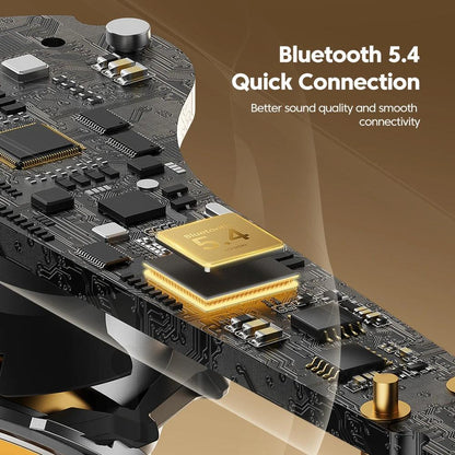 Toocki ANC Bluetooth Earphone 5.4 Dual Noise Cancellation Waterproof Wireless Headphone 3D Stereo In-ear ENC Earbuds With Mic - MANDOTOS