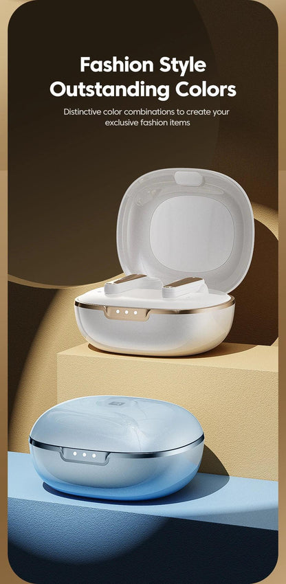 Toocki ANC Bluetooth Earphone 5.4 Dual Noise Cancellation Waterproof Wireless Headphone 3D Stereo In-ear ENC Earbuds With Mic - MANDOTOS