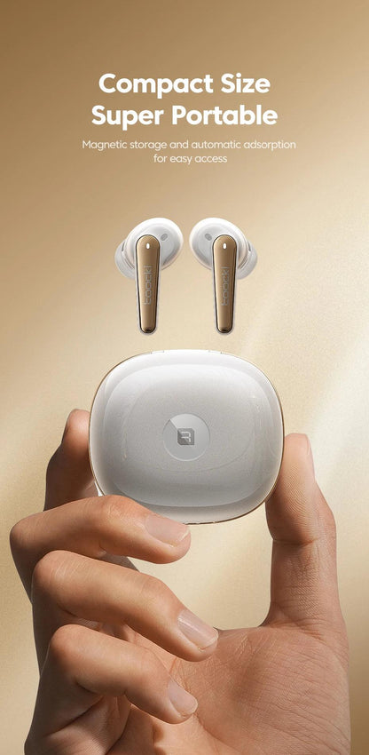 Toocki ANC Bluetooth Earphone 5.4 Dual Noise Cancellation Waterproof Wireless Headphone 3D Stereo In-ear ENC Earbuds With Mic - MANDOTOS