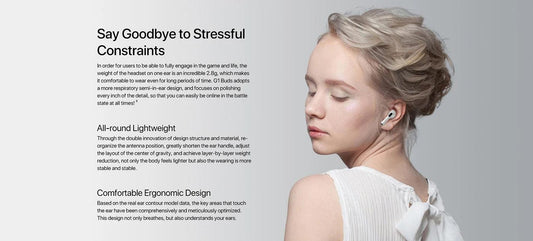 UMIDIGI G1 Buds TWS Wireless Earphones Bluetooth 5.3 ENC Sport Noise Reduction 380mAh Headsets With Microphone - MANDOTOS