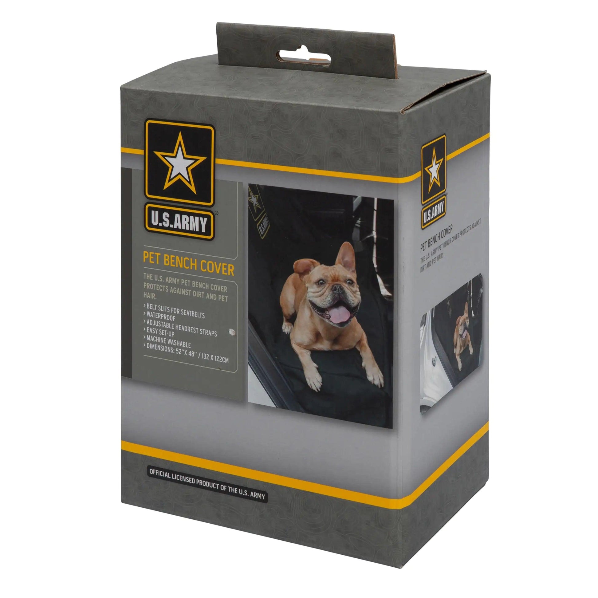 US Army Pet Bench Seat Cover - Dark Camo - MANDOTOS