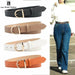 Women's Belt Fashion Pin Buckle Thin Belt Genuine Luxury Soft Belt Women With Cargo Pants Jeans Windproof Belt Pu Leather Belt - MANDOTOS