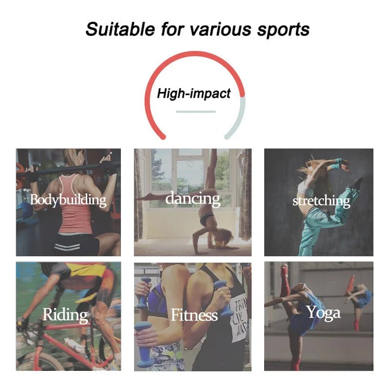 Women's Fitness Sports Bra Anti-Sweat Fitness Top Women Yoga Bra Shockproof Crop Top Cross Back Sport Bra Gym Workout Top - MANDOTOS INTERNATIONAL