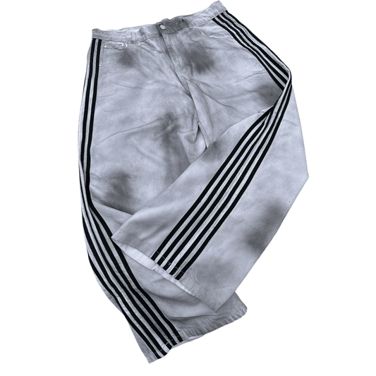 Y2K Baggy Jeans Harajuku vintage Striped Embroidered high quality Sweatpants men women Hip Hop Casual wide leg jeans streetwear - MANDOTOS