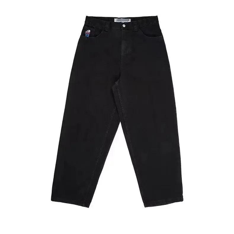 Y2K Big boy Jeans for Men Streetwear Baggy Jeans Embroidery Denim Leisure Simple Dime Pants Women Jeans Mujer Hot traf jean - MANDOTOS