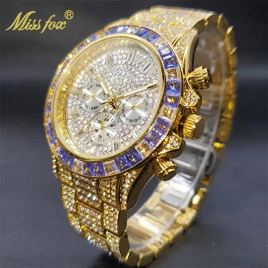 Gold Luxe Men's Waterproof Watch - MANDOTOS