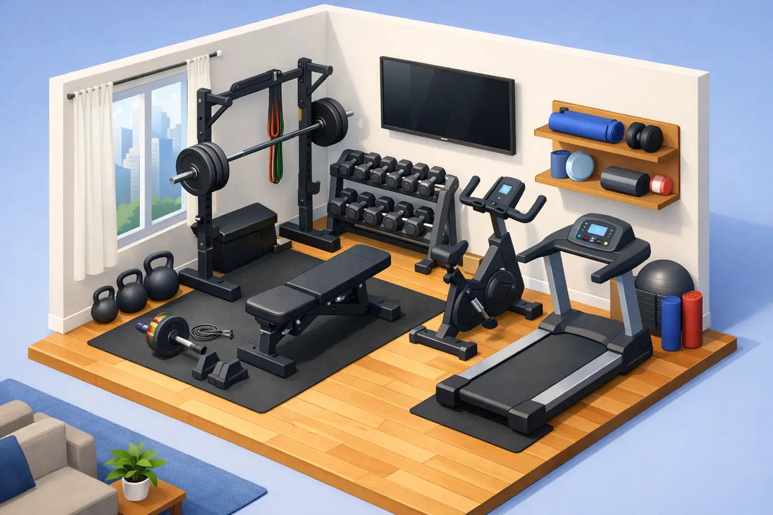 Small Apartment Gym Setup Example That Works