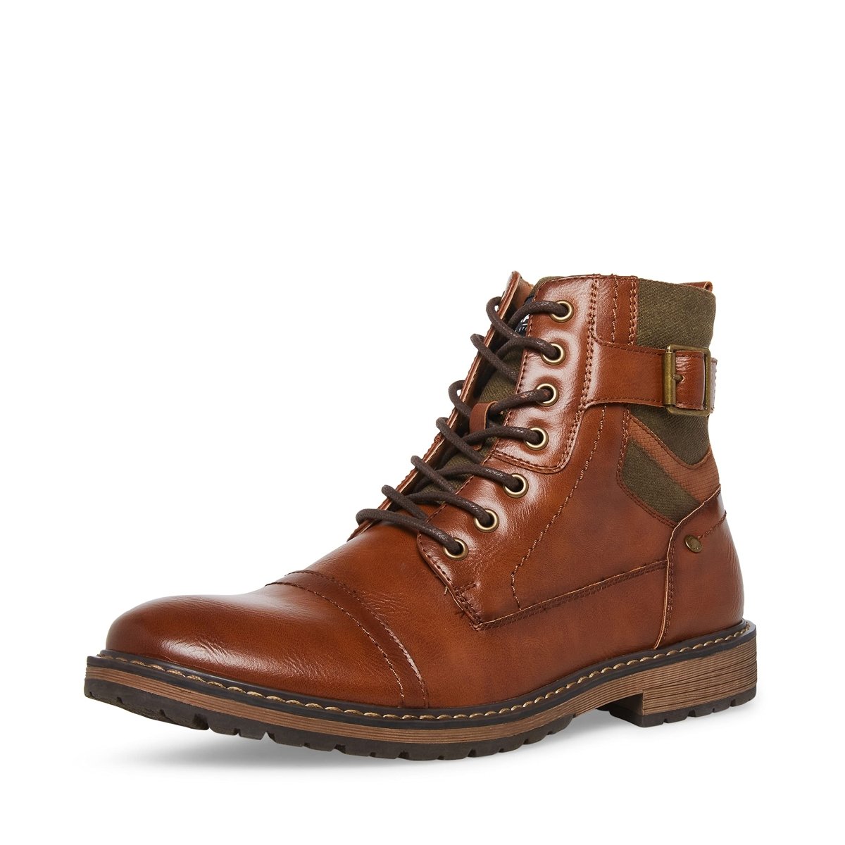 Madden Men's Titan Cap Toe Combat Boots - MANDOTOS INTERNATIONAL