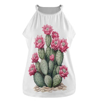 Soft and Stylish Sleeveless Round Neck Top in Polyester-Spandex Blend - Tanks & Camis