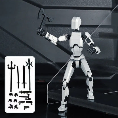Updated And Hot-sale Multi-Jointed Movable Shapeshift Robot 3D Printed Mannequin Dummy Action Model Doll Toy Kid Gift - MANDOTOS