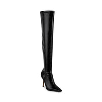 Steve Madden Lorinda Sleek OTK Boot Black 9 - MANDOTOS INTERNATIONAL