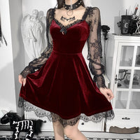 Chic Euro-American Lace Hip-Hop Dress