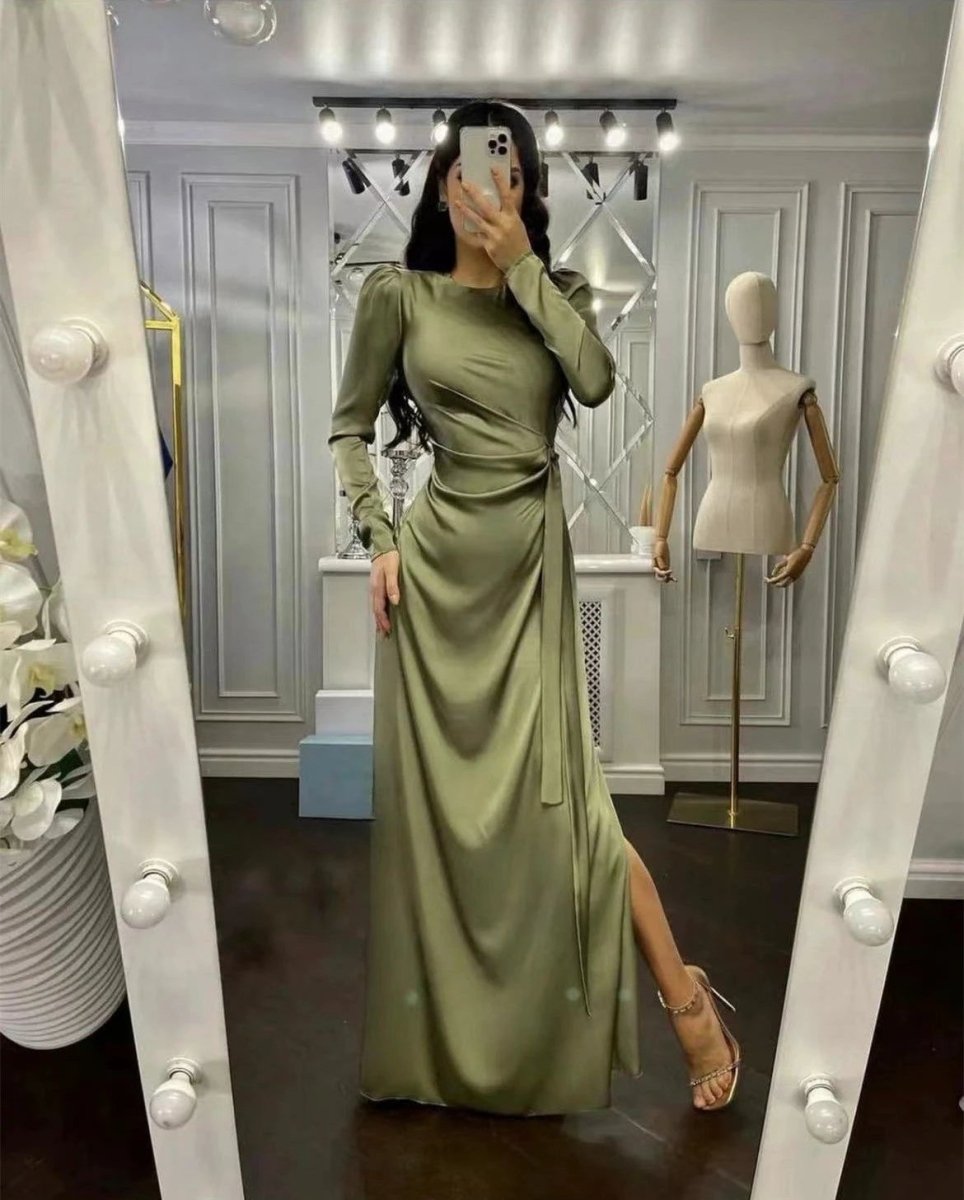 Beautiful Waist Fitting Irregular Dress MANDOTOS