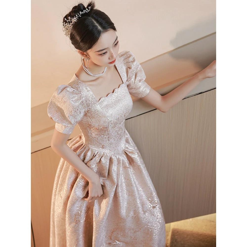 Women Evening Dresses Women Champagne - MANDOTOS INTERNATIONAL0