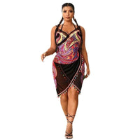 European And American Hot Spring Seaside Butterfly Cloak Blouse - MANDOTOS INTERNATIONAL0