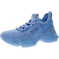 Steve Madden MAXIMA Women's Blue Rhinestone Sneaker - MANDOTOS INTERNATIONAL
