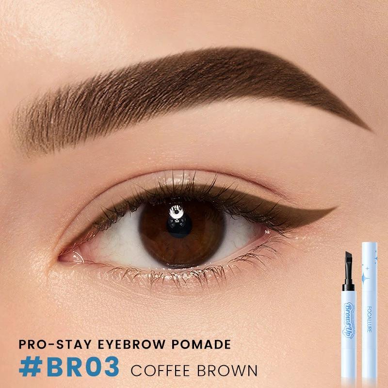 2 In 1 3D Eyebrow Gel Cream Eyeliner Pencil 3 Colors Waterproof Long-lasting Eyebrow Pomade Enhancers Makeup Cosmetics - MANDOTOS