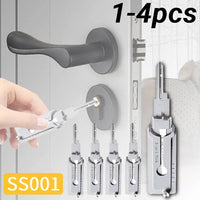 1-4pcs SS001 Key Decoder Tool Pickup Hand Tool Stainless Steel Precision Tool O-ring Pickup Kit Maintenance Repair Kit ﻿ - MANDOTOS INTERNATIONAL