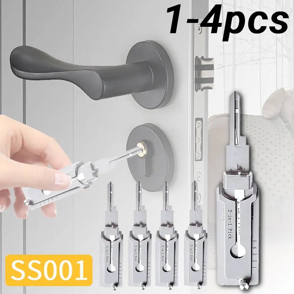 1-4pcs SS001 Key Decoder Tool Pickup Hand Tool Stainless Steel Precision Tool O-ring Pickup Kit Maintenance Repair Kit ﻿ - MANDOTOS INTERNATIONAL