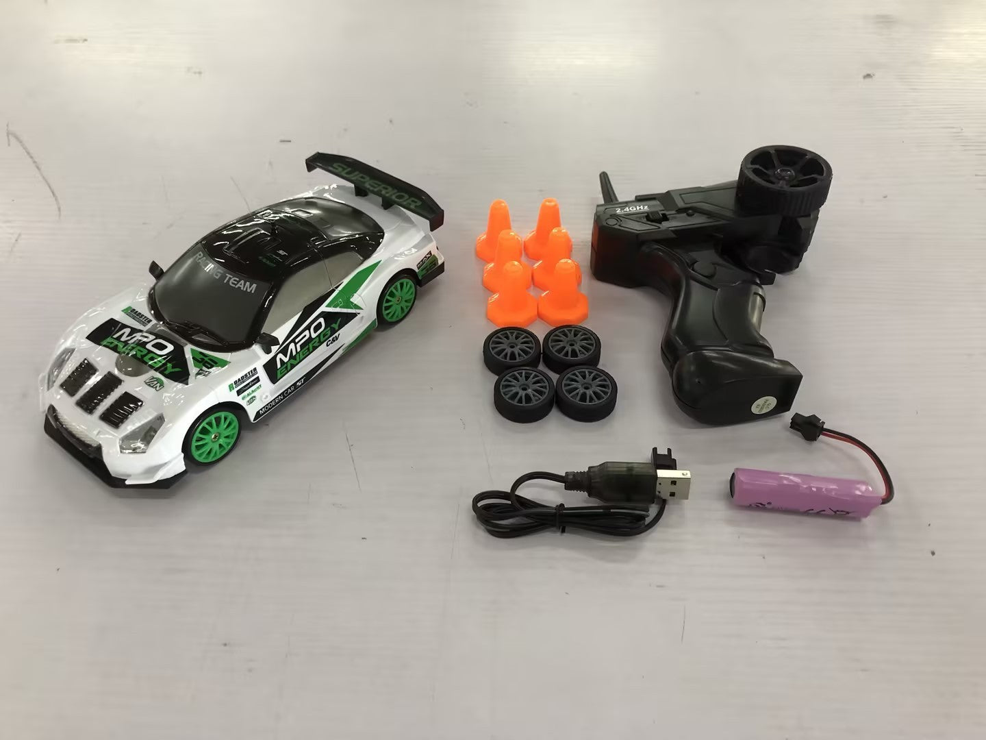 2.4G Drift Rc Car 4WD RC Drift Car Toy Remote Control GTR Model AE86 Vehicle Car RC Racing Car Toy For Children Christmas Gifts - MANDOTOS