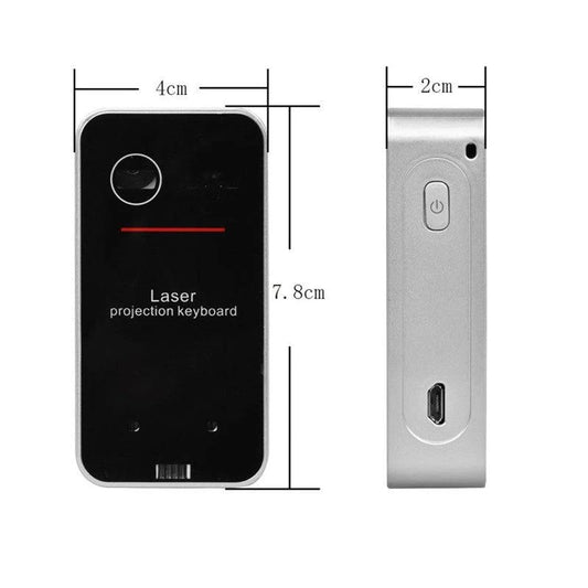 LEING FST Virtual Laser Keyboard Bluetooth Wireless Projector Phone Keyboard For Computer Pad Laptop With Mouse Function MANDOTOS
