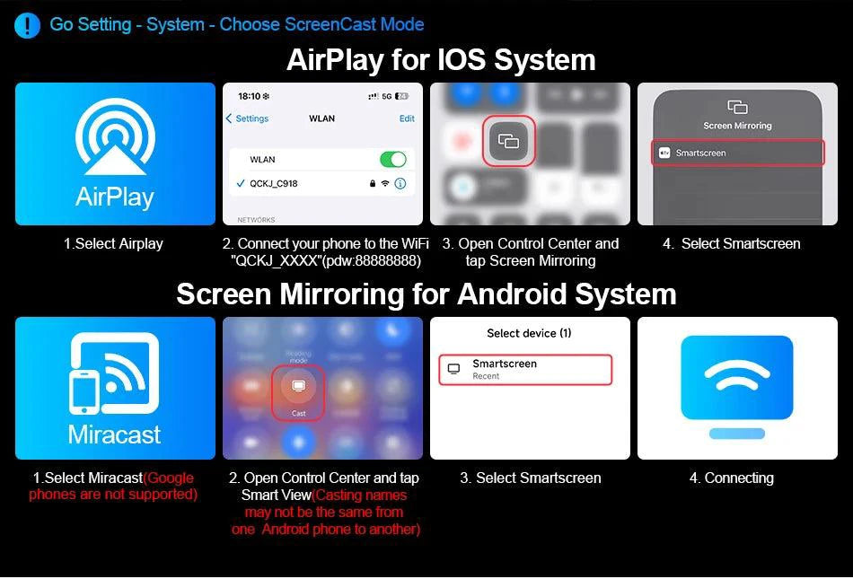 11.26 inch Car DVR 4K Dash Cam Dual Lens Wireless Carplay & Android Auto Video Recorder Monitor GPS Navigation 5G Wifi FM AUX - MANDOTOS