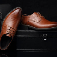 Men's leather shoes men's shoes dress business shoes large size men's shoes casual shoes MANDOTOS