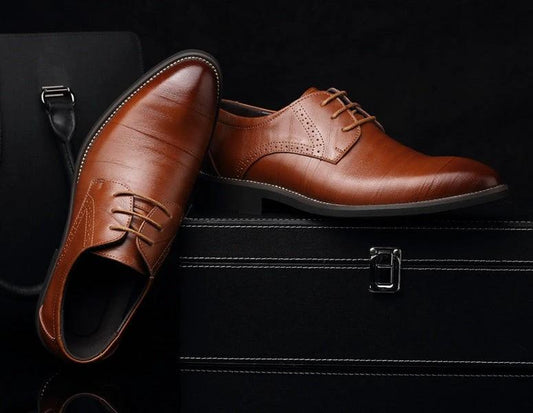 Men's leather shoes men's shoes dress business shoes large size men's shoes casual shoes MANDOTOS