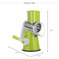 Vegetable Cutter Round Mandoline Slicer Potato Julienne Carrot Grater Cheese - MANDOTOS INTERNATIONAL0