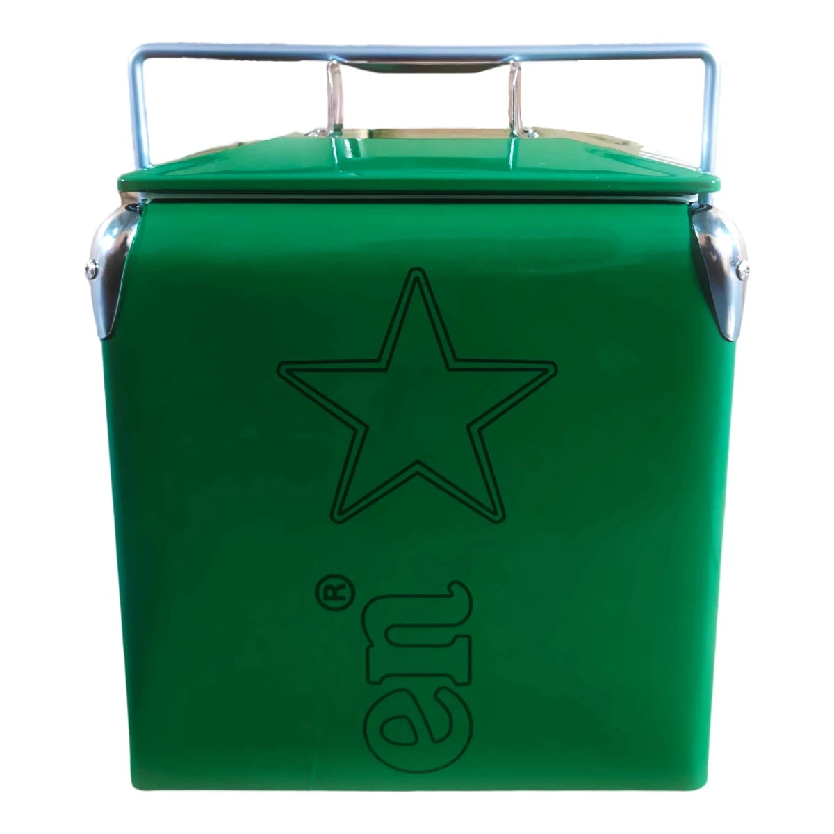 13L Iron Square Classic Cooler for Camping Beach Party Travel BBQ RV Wedding Outdoor Use - MANDOTOS INTERNATIONAL